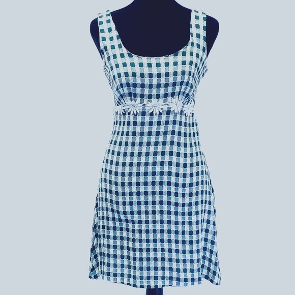 Vintage 90s Dress Clueless Era Style Summer Sun Dress Blondie And Me Brand - Picture 4 of 15